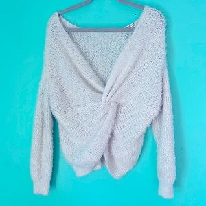 Reversible Cream White Sweater
